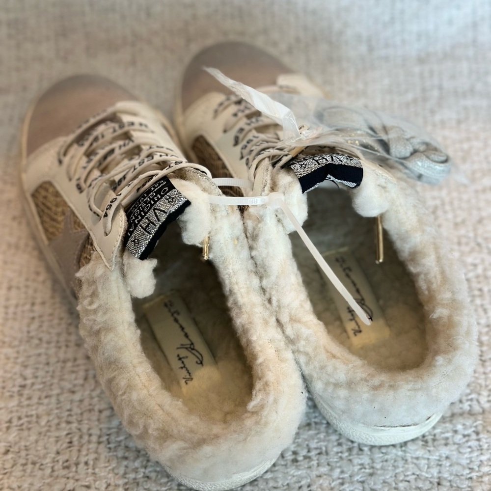 Vintage Havana Heavenly Faux Shearling Lined Low Top Mule size 6.5 - Picture 4 of 5